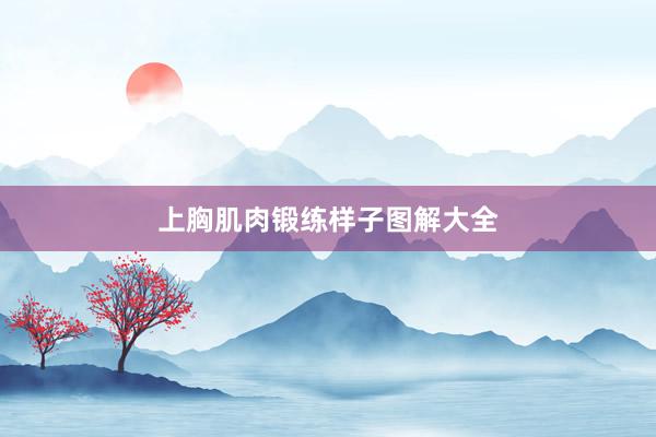 上胸肌肉锻练样子图解大全
